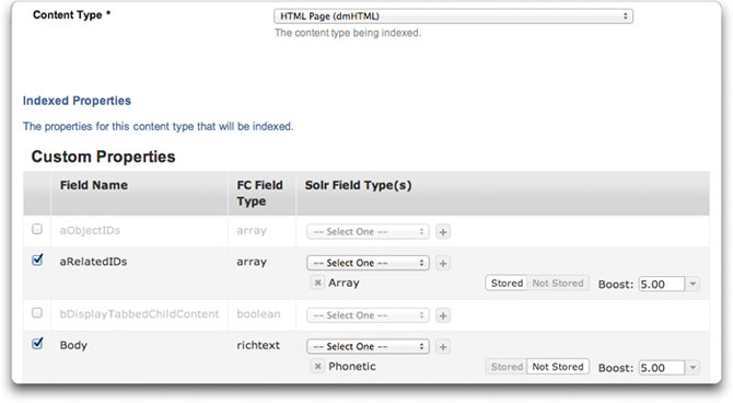 FarCry Solr Pro Webtop Config